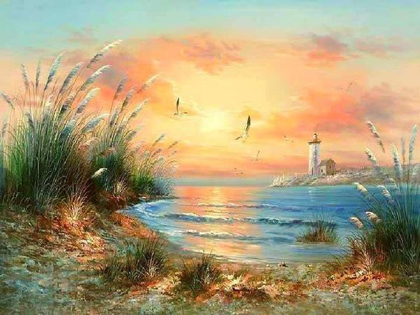 Пейзаж - пейзаж, природа, море - оригинал