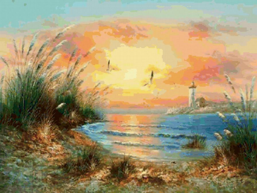 Пейзаж - пейзаж, природа, море - предпросмотр