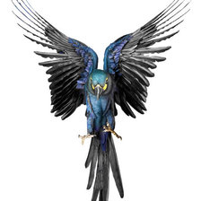 Схема вышивки «птица»