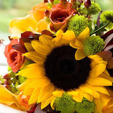 Схема вышивки «Подсолнухи»