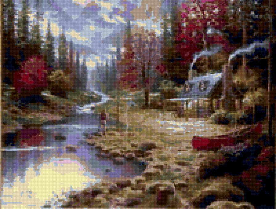 у реки - природа - предпросмотр