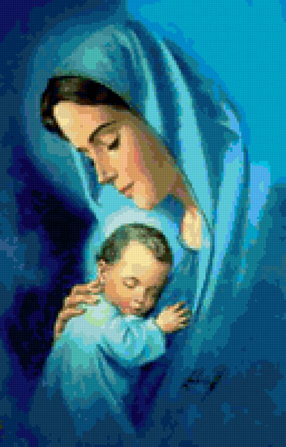 Мать и Дитя - иконы, религия - предпросмотр