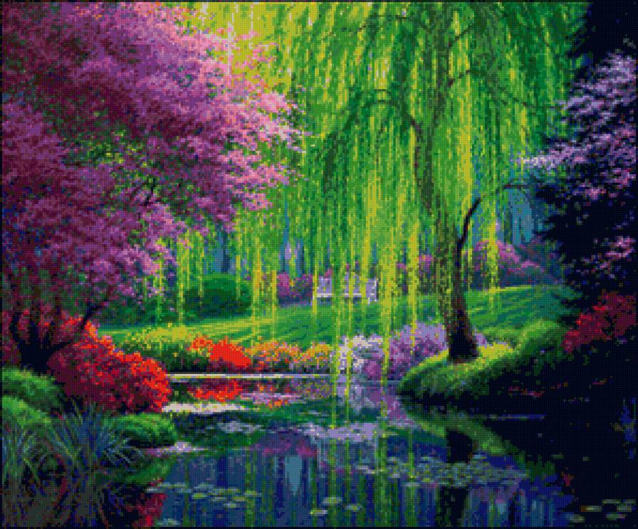 весна - картина, пейзаж, природа - предпросмотр