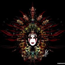 Схема вышивки «на черном фоне»