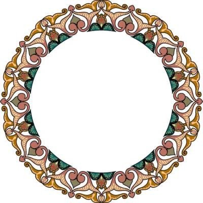 №112298 - рамка, орнамент, розетка, узор - оригинал