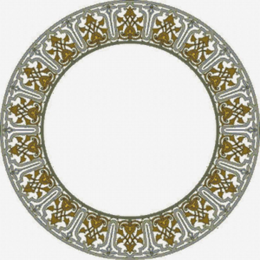 №112302 - орнамент, розетка, рамка, узор - предпросмотр