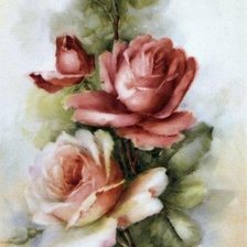 Оригинал схемы вышивки «розы» (№112362)