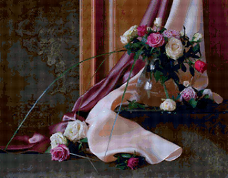 Розы - цветы, открытка - предпросмотр