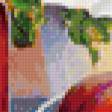 Предпросмотр схемы вышивки «Натюрморт с персиками» (№112403)