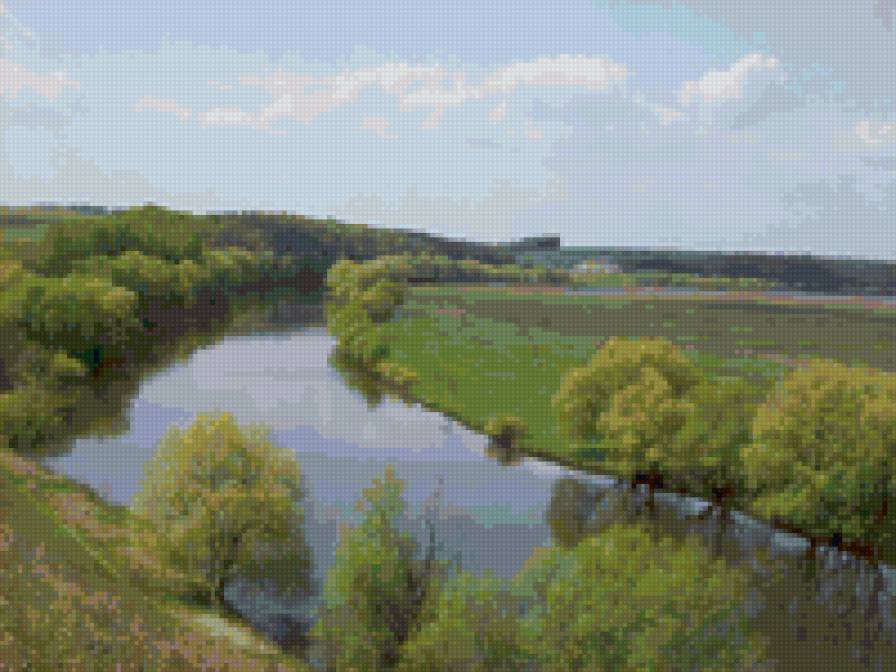 река Красивая Меча - реки, пейзаж, родные просторы - предпросмотр
