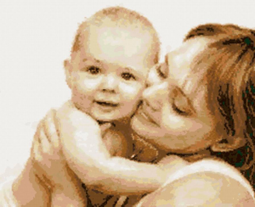 Мамино солнце - семья, мама, ребенок, младенец, нежность - предпросмотр