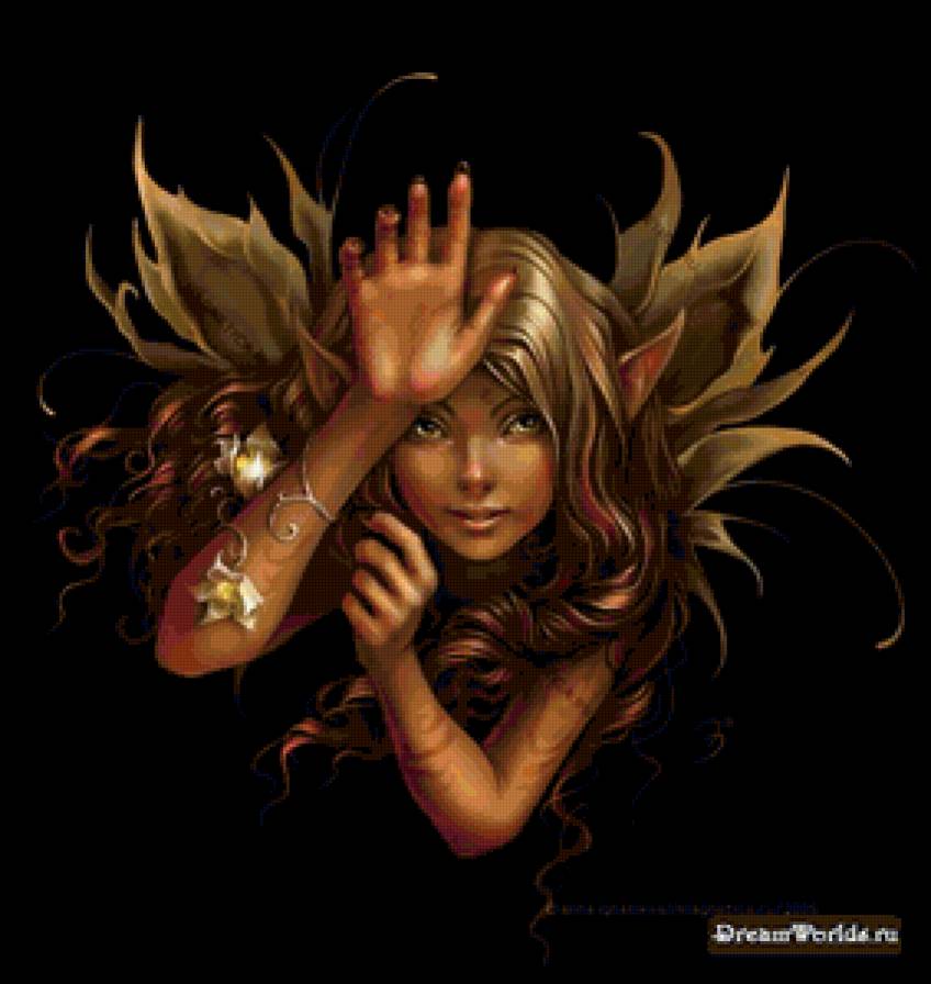 девочка-эльф-2 - сказки, эльфы - предпросмотр