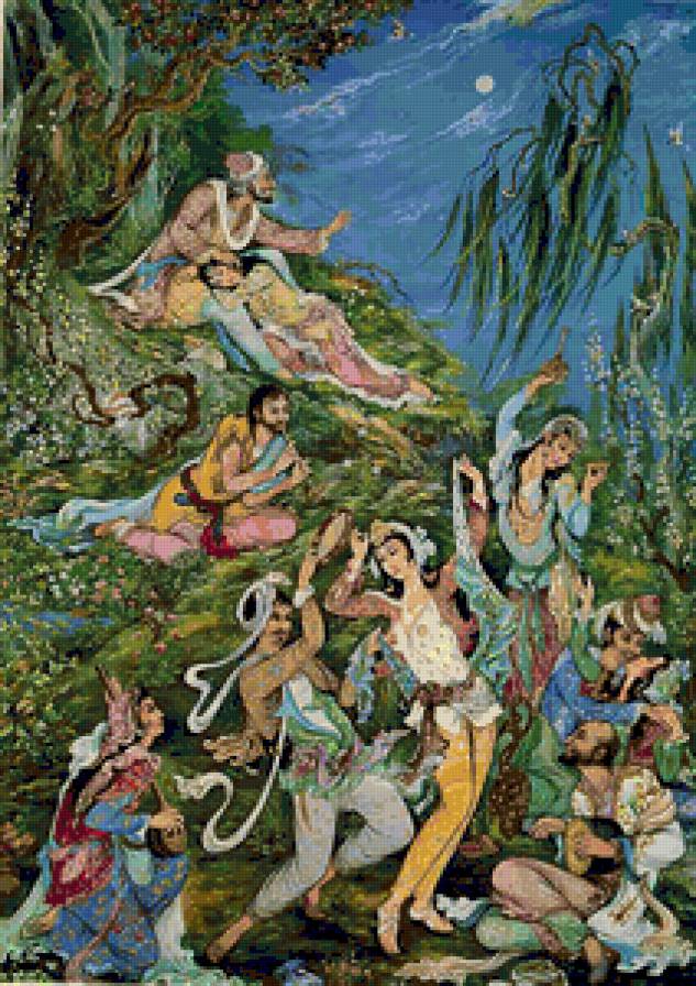 1001 night - природа, птица, фентези, фентази, арабские искусства, женщины - предпросмотр