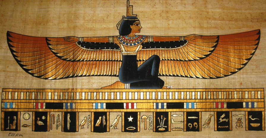Египетские мотивы - мифология, богини - оригинал