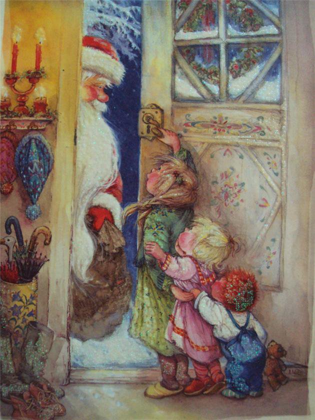 Ух-ты! Дед Мороз пришел - новый год, подарки, дети, дед морз - оригинал