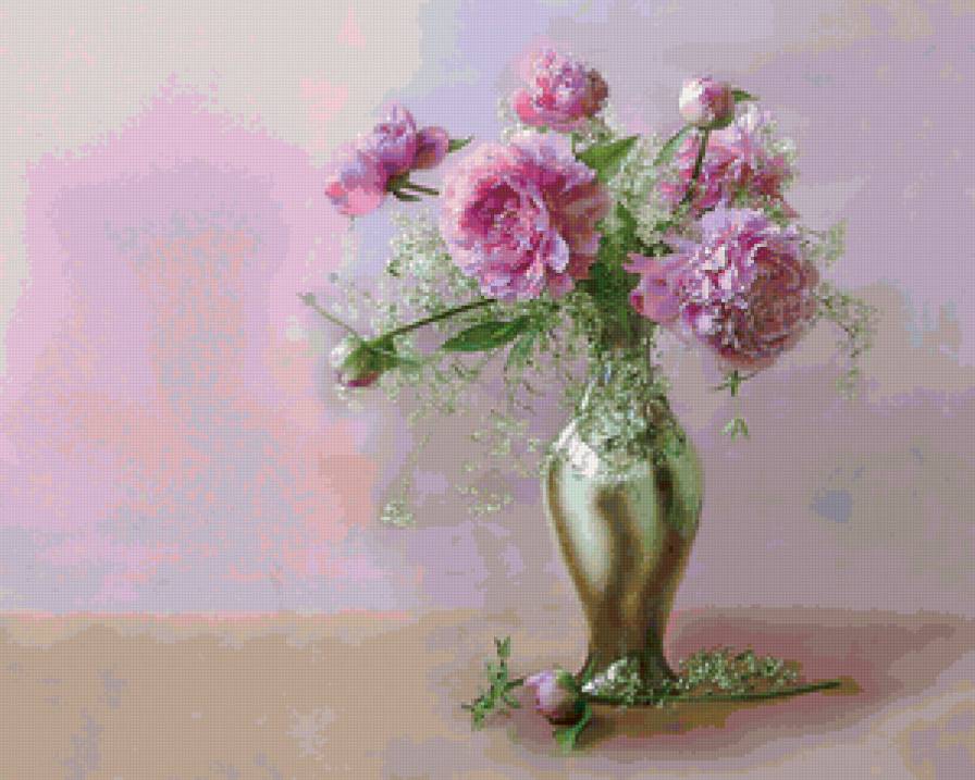 Букет - пионы, букет, цветы - предпросмотр