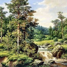 Схема вышивки «Поляна»