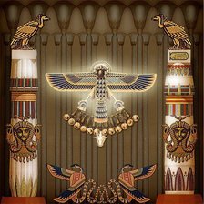 Оригинал схемы вышивки «египетские мотивы» (№113516)