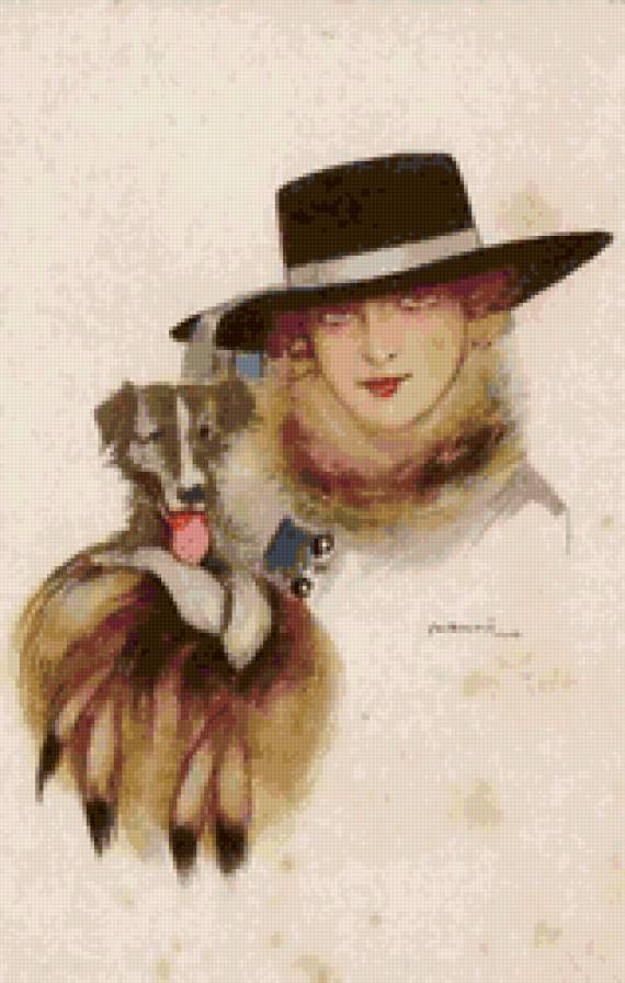 Дама с собачкой - люди, девушка - предпросмотр