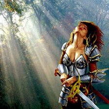 Схема вышивки «Девушка»