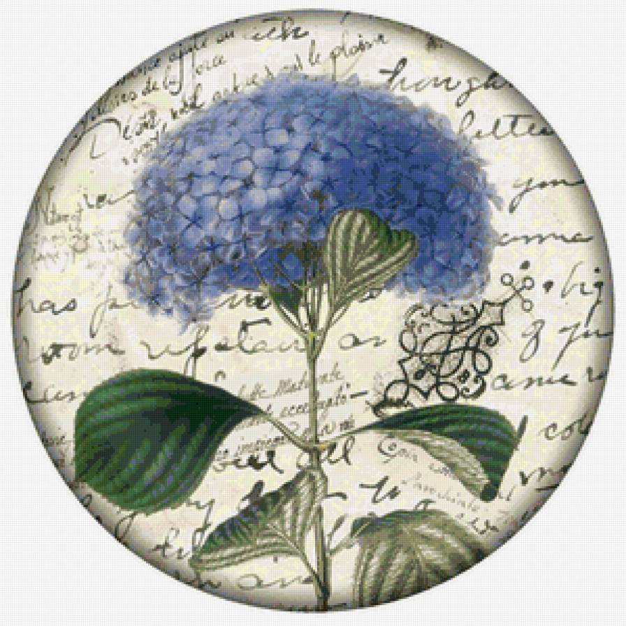 3 - подушка, круг, цветы - предпросмотр