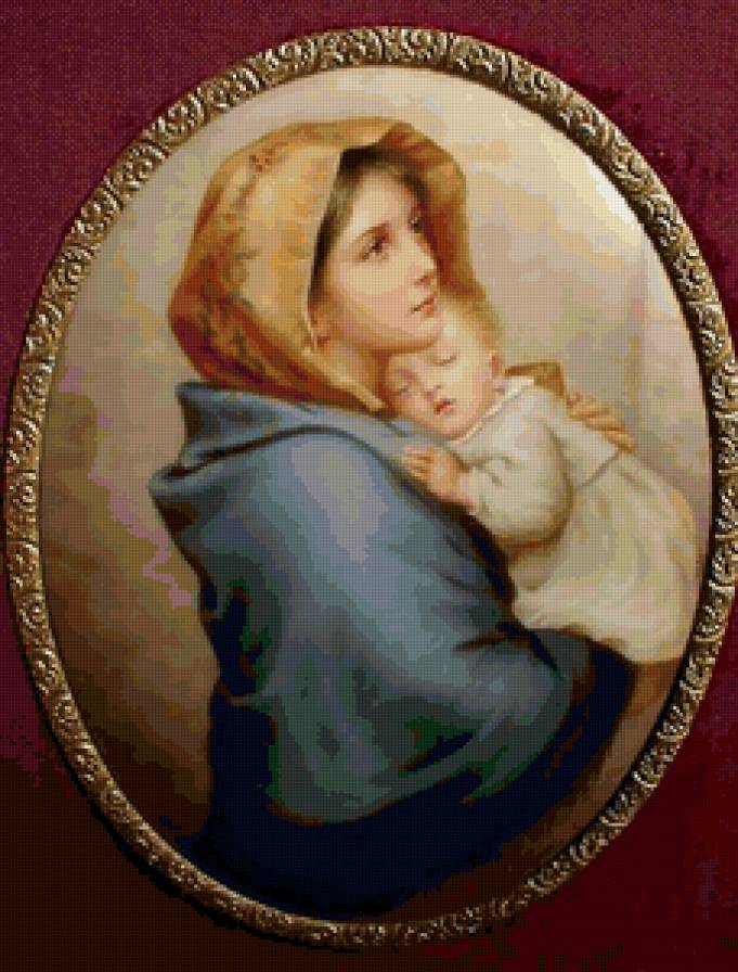 мать с младенцем - женский образ, материнство - предпросмотр