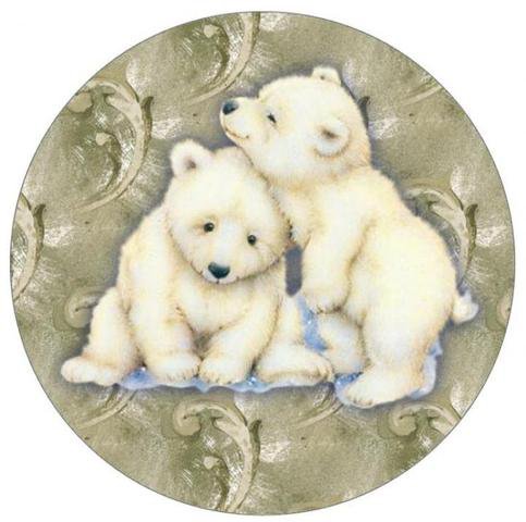белые медвежата - медведи, животные - оригинал