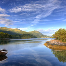 Схема вышивки «Пейзаж»