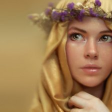 Схема вышивки «Девушка»