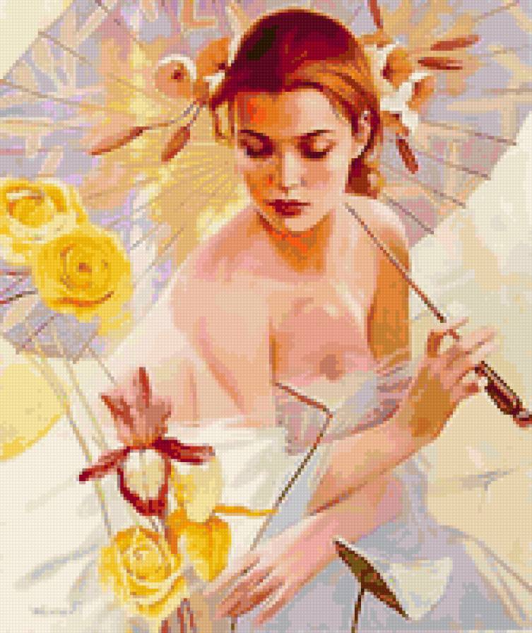 портрет женщины - предпросмотр