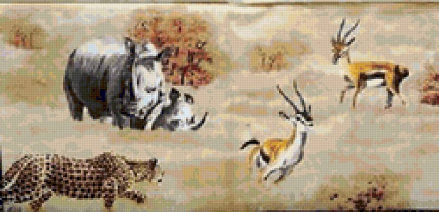 саванна - животные - предпросмотр