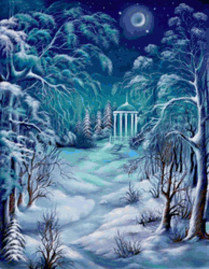 Пейзаж - зима, природа - предпросмотр