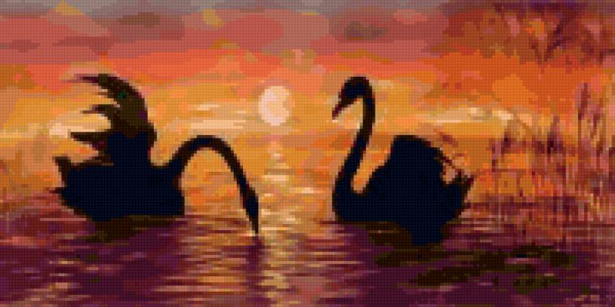 Лебеди - предпросмотр