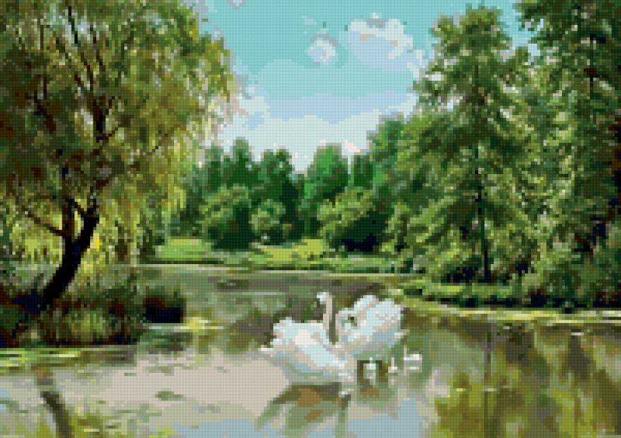 Лебеди - предпросмотр