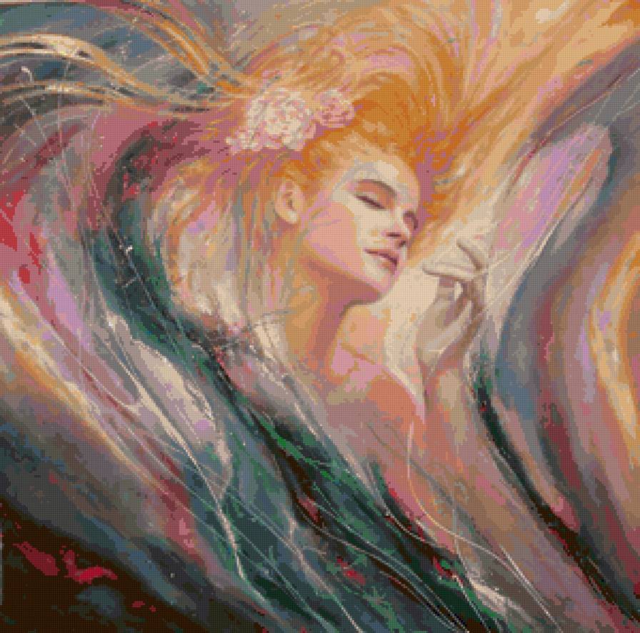 Девушка - девушка, фентези - предпросмотр