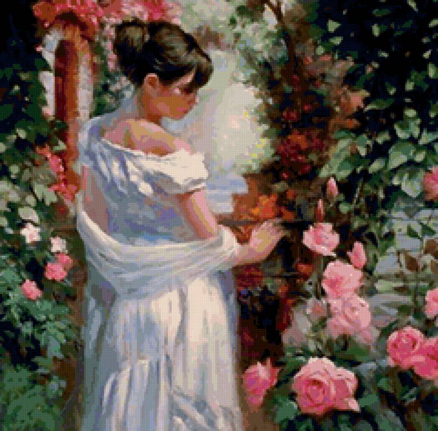 в саду - предпросмотр