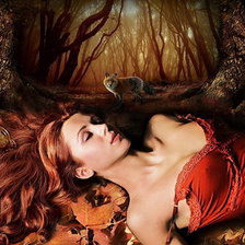 Схема вышивки «одиночество»