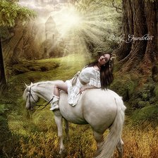 Схема вышивки «в лесу»