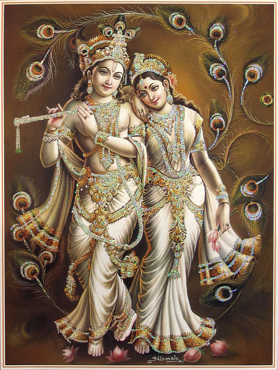 radha-krishna - эпос, картина, индуизм, легенды, индийская религия - оригинал