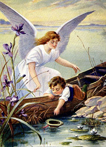 Ангел-хранитель - неканоническая икона - оригинал