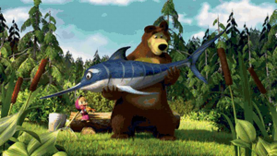 Маша и медведь - мультик, мишка, детская, детям, маша и медведь - предпросмотр