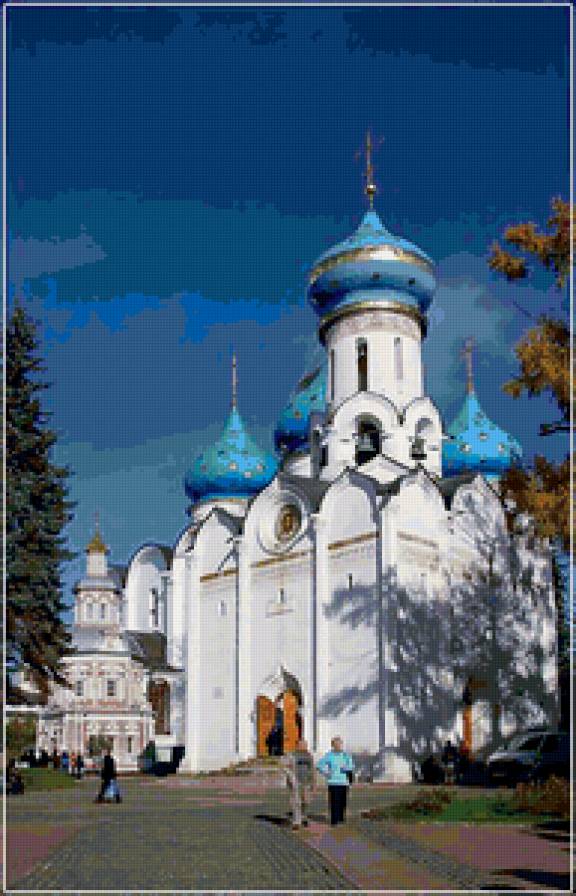 Храм - природа, рябина, храм, осень, церковь, пейзаж - предпросмотр