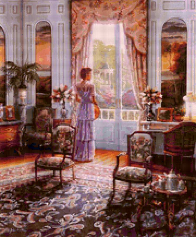 ожидание - живопись - предпросмотр