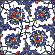Схема вышивки «Подушка в турецком стиле.»