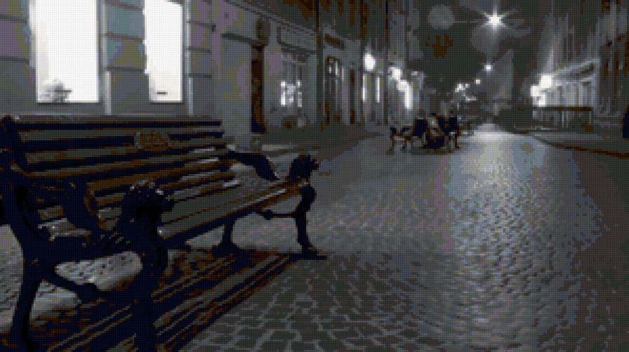 вулиця - лавочки, вулиця, самотньо - предпросмотр