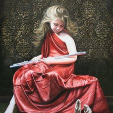 Схема вышивки «Девочка»