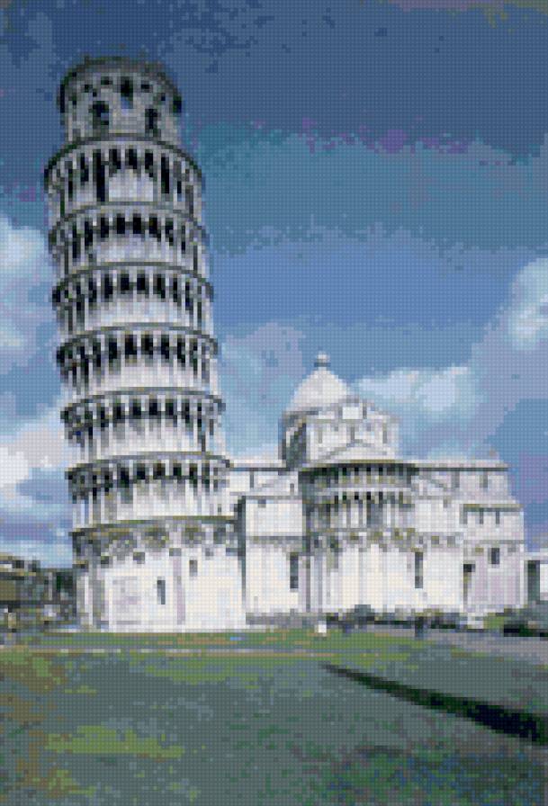 пизанская башня - архитектура, башня, италия, город - предпросмотр