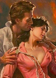 огненная страсть - 2 - картина, красота, пара, иллюстрация, любовь - оригинал