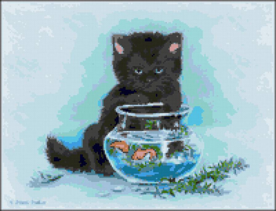 Кот рыболов - животные - предпросмотр