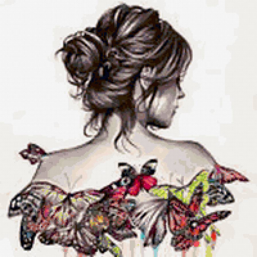 Цветочная фея - девушка - предпросмотр